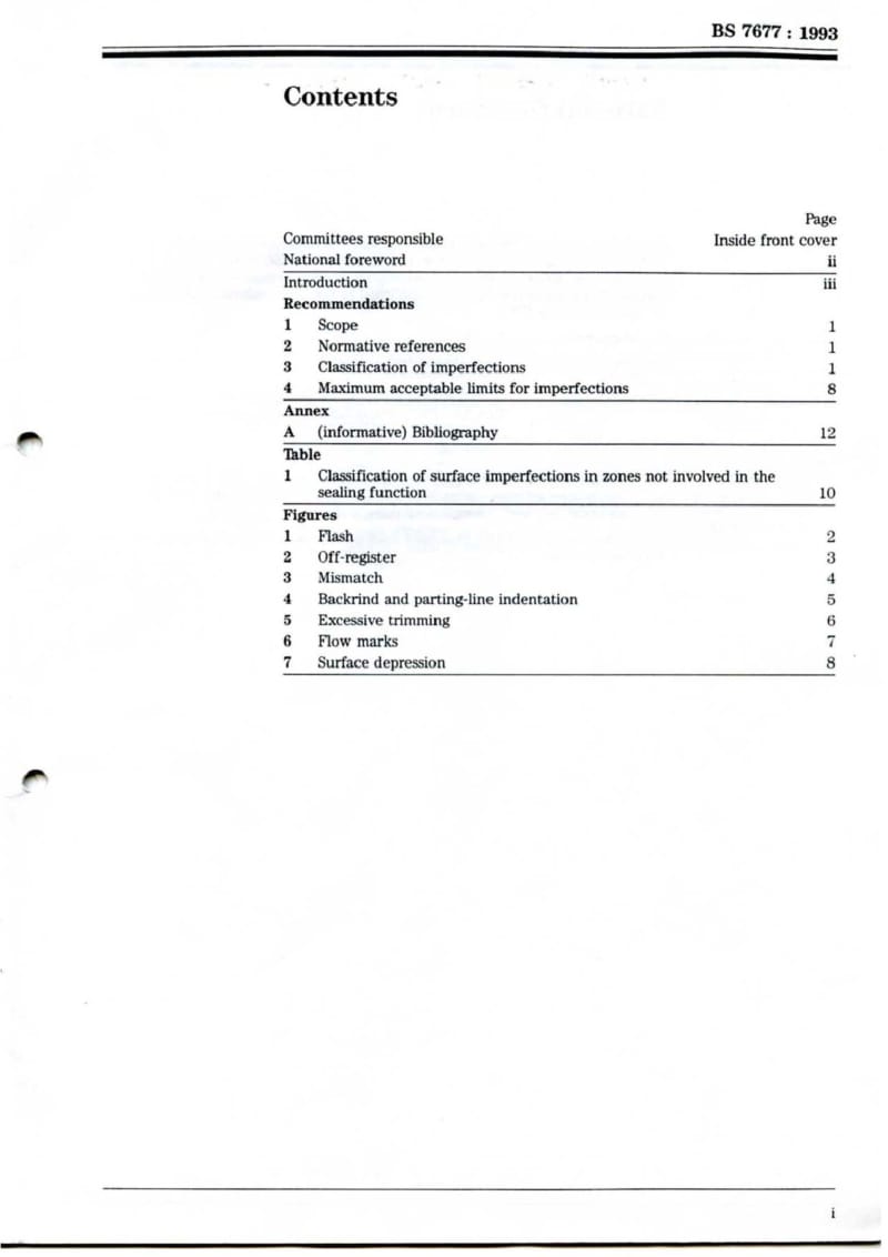 BS 7677-1993 管道接头用密封圈缺陷分类的推荐方法.pdf_第2页