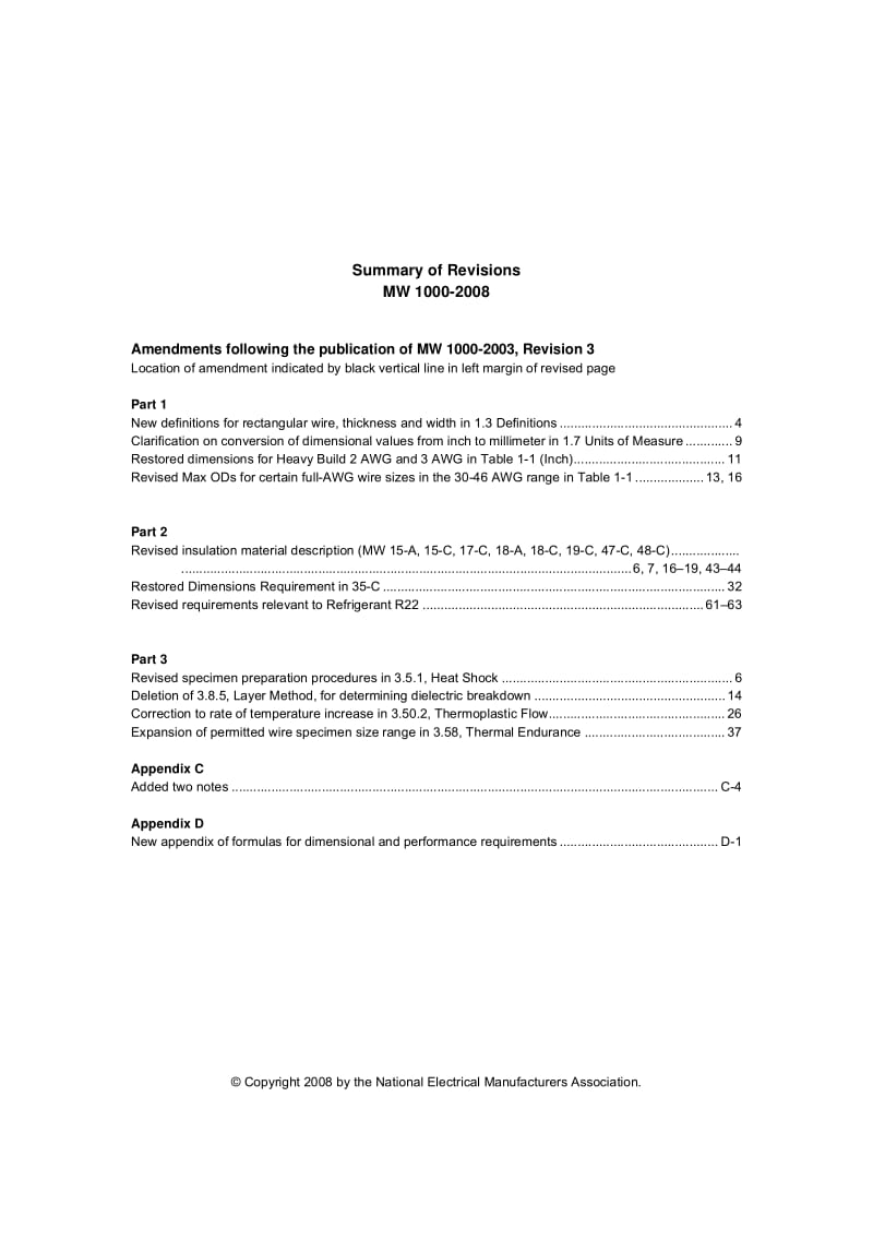 ANSI NEMA MW 1000-2008 Magnet Wire.pdf_第3页