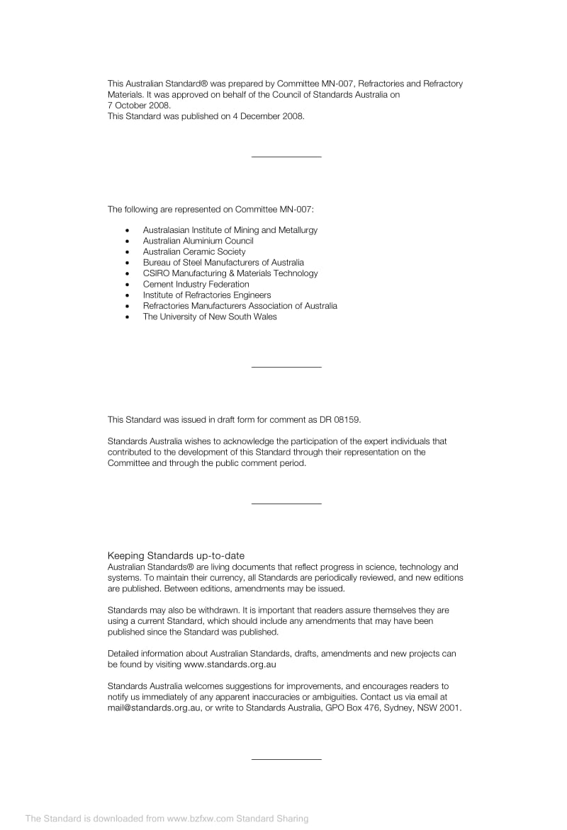 AS 1774-7-2008 Refractories and refractory materials— Physical test methods Method 7 Permeability to gases.pdf_第2页