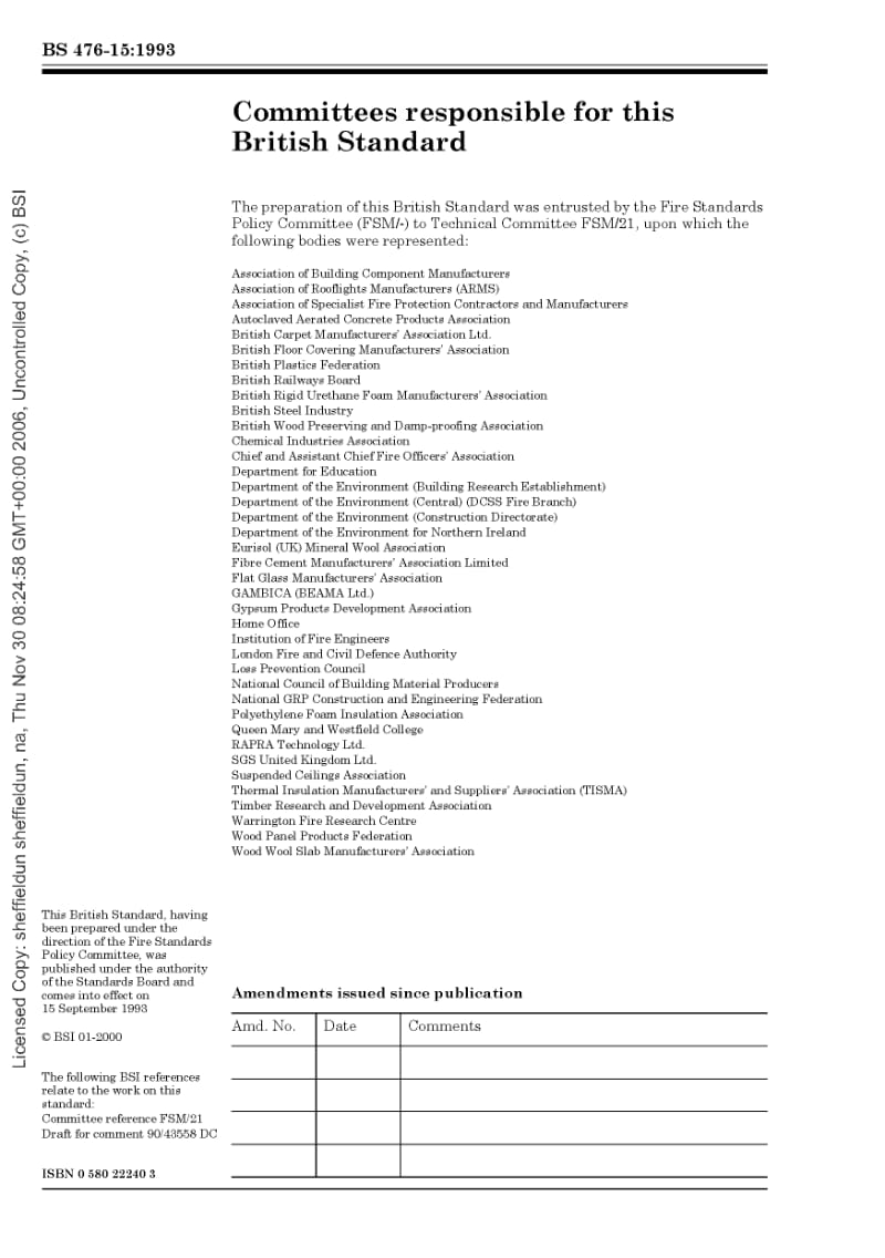 BS 476-15-1993 建筑材料和结构的燃烧试验.产品释热的测量方法1.pdf_第2页