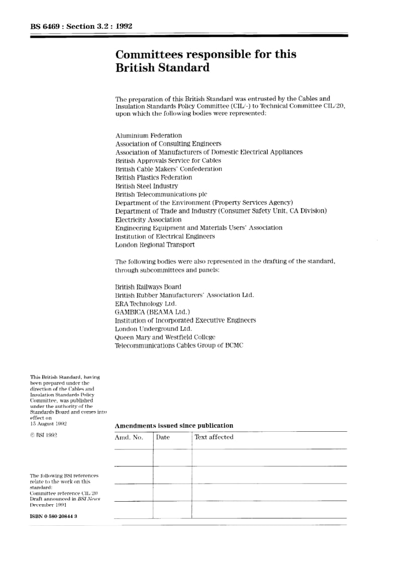 BS 6469 Sec 3.2-1992 Insulating and sheathing materials of electric cables. Methods of test specific to PVC compounds. Loss of mass test.pdf_第2页