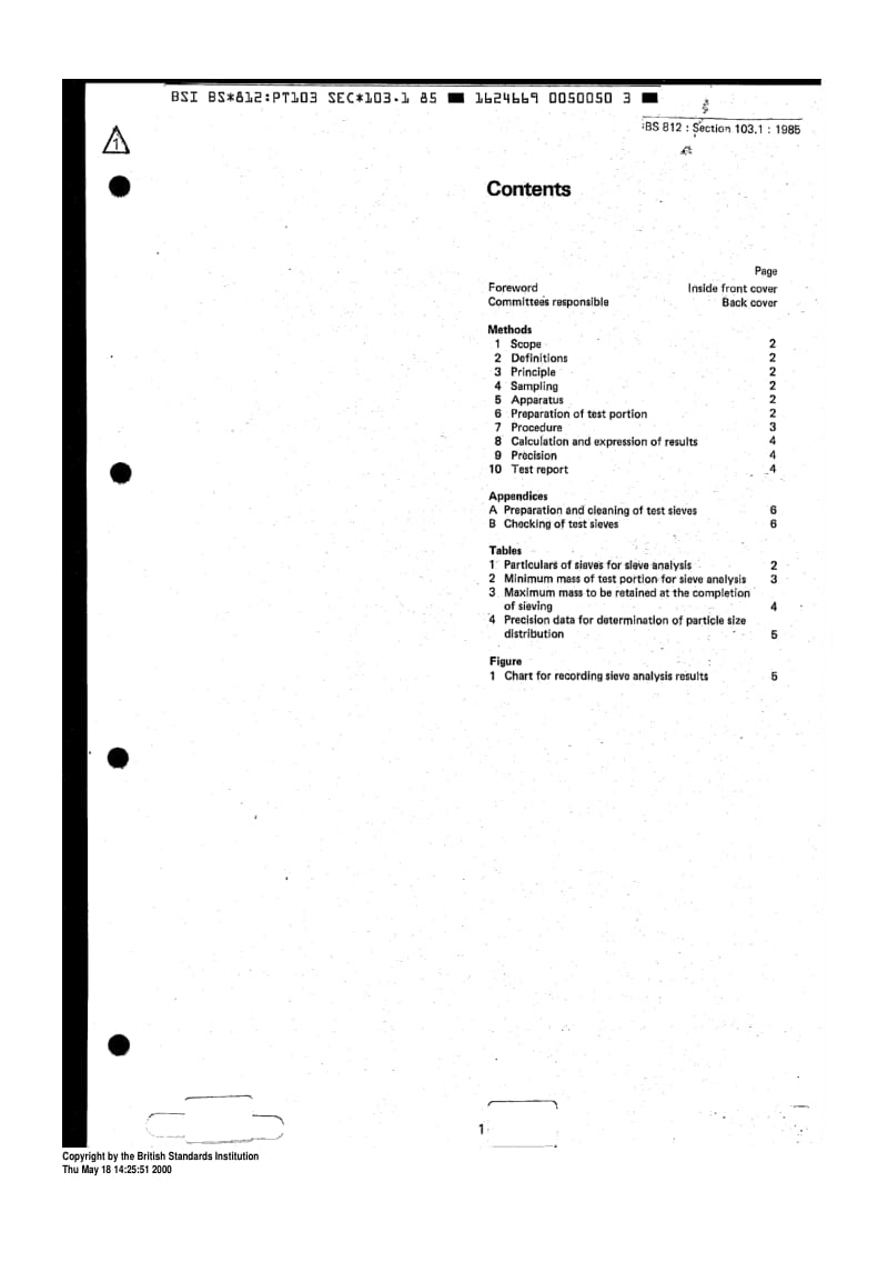 BS 812-103-1-1985 Testing aggregates Part 103. Method for determination of particle size distribution Section.pdf_第3页