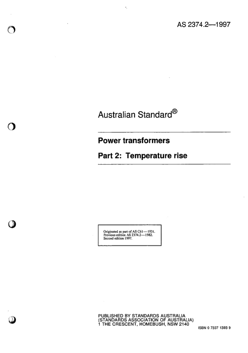 AS 2374-1997 Power transformers Part2 Temperature rise.pdf_第3页