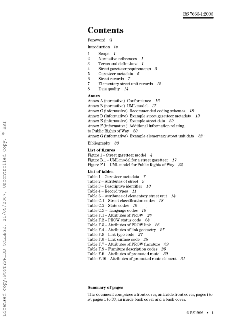 BS 7666-1-2006 Spatial data-sets for geographic referencing. Specification for a street.pdf_第3页