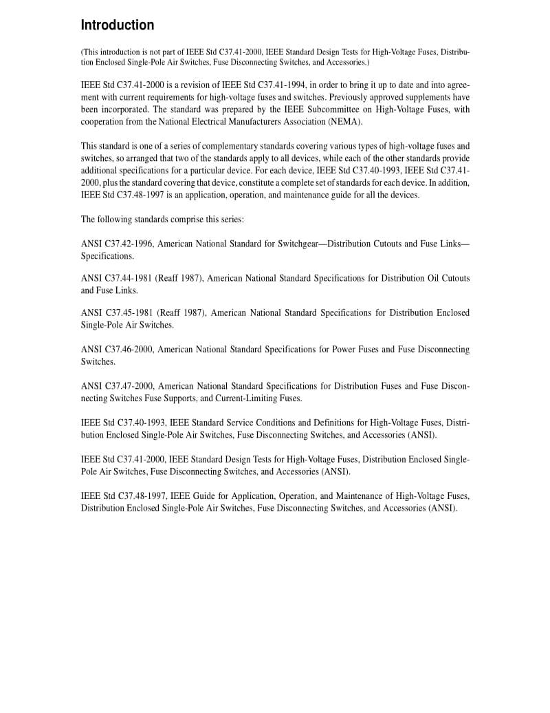 IEEE Std C37.41-2000 IEEE Standard Design Tests for High-Voltage Fuses, Distribution Enclosed Single-Pole Air Switches, Fuse Disconnecting Switches, and Accessories.pdf_第3页