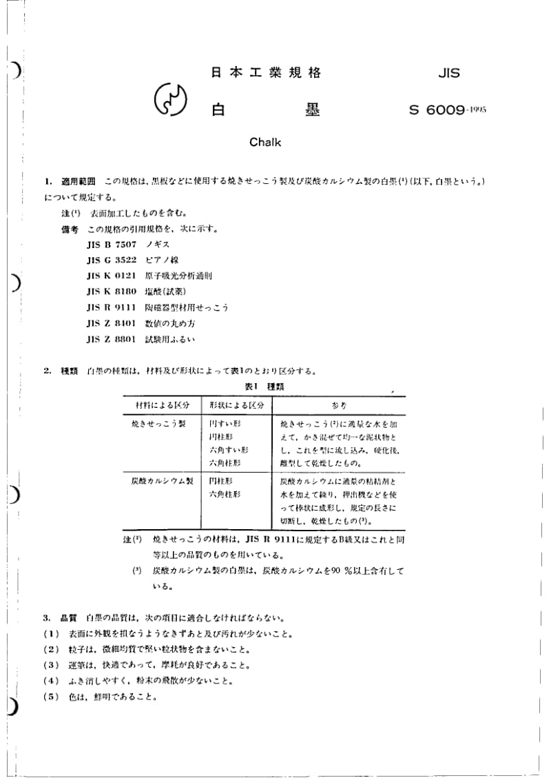 JIS S6009-1995 粉笔.pdf_第3页