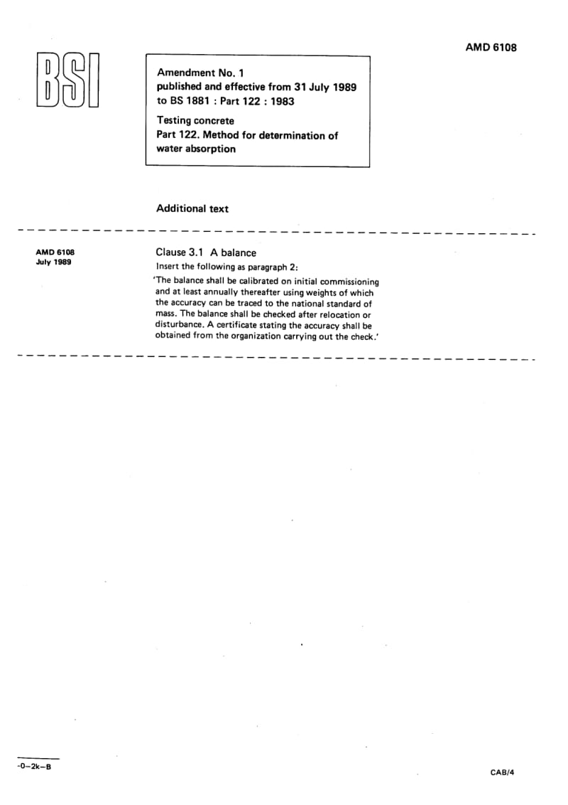 BS 1881∶Part122∶1983 Testing concrete. Method for determination of water absorption.pdf_第3页