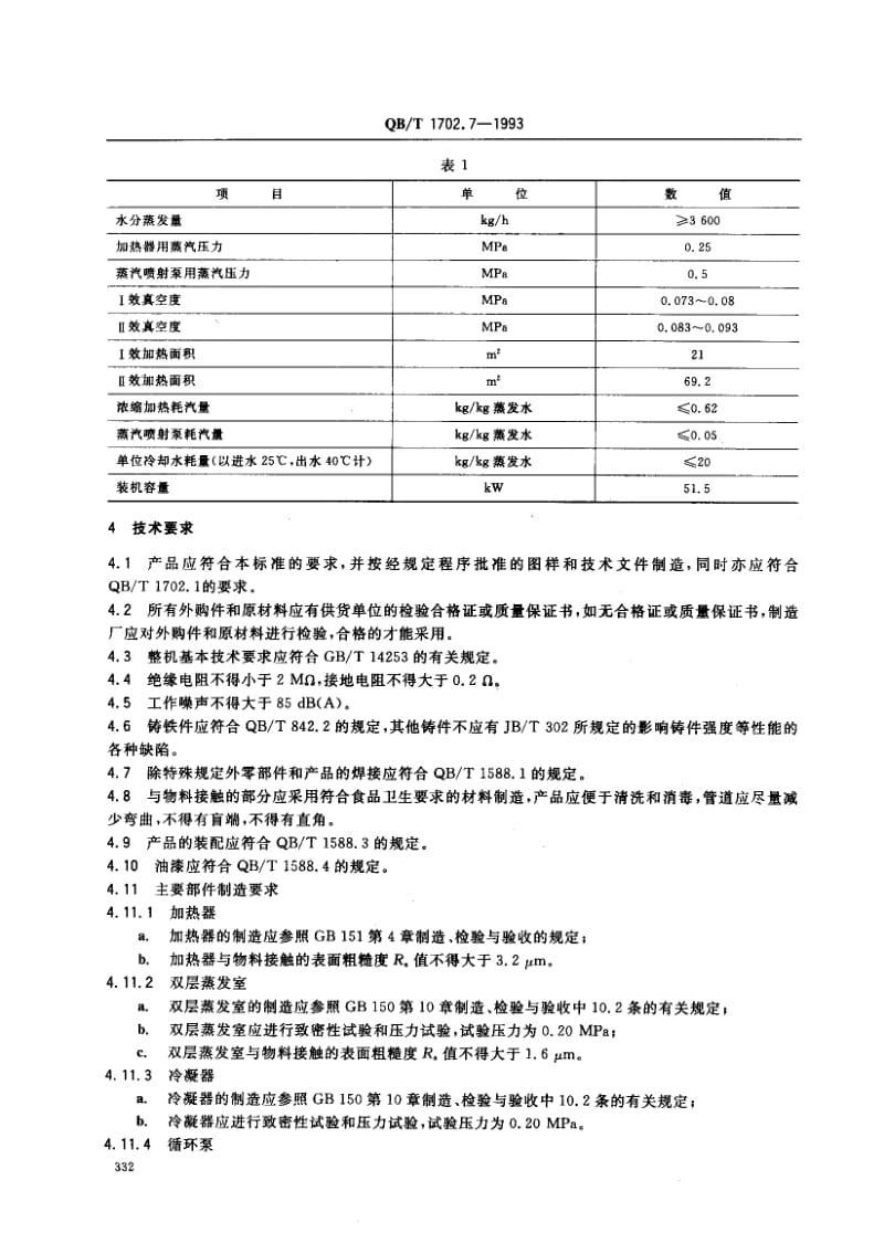 75678 双效真空浓缩锅 标准 QB T 1702.7-1993.pdf_第2页