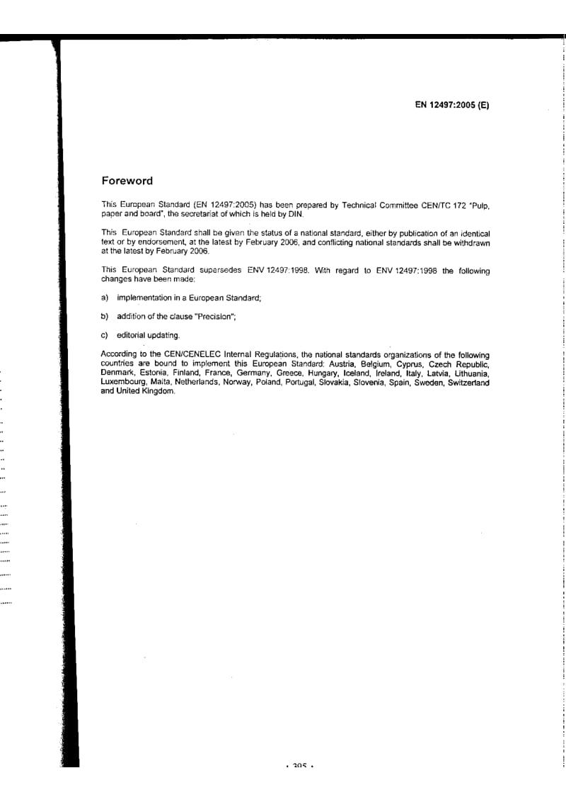 BS EN 12497-2005 Paper and board-Paper and board intended to come into contact with foodstuffs-Determination of mercury in an aqueous extrac.pdf_第3页