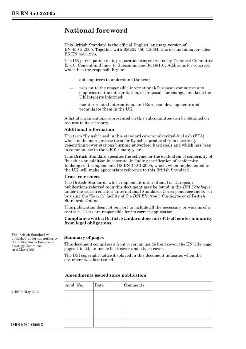 BS EN 450-2-2005 混凝土用飞灰.合格评价.pdf_第2页