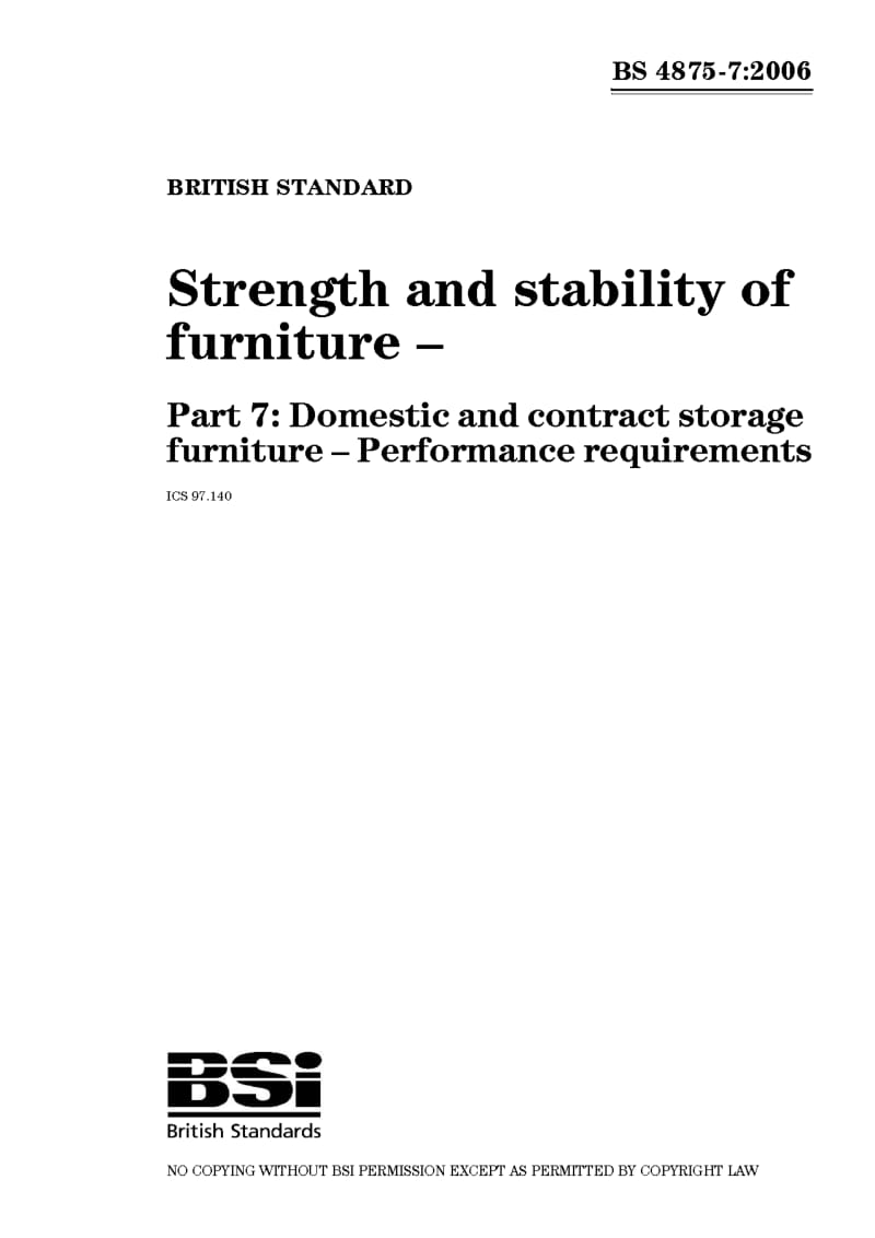 BS 4875-7-2006 Strength and stability of furniture.pdf_第1页