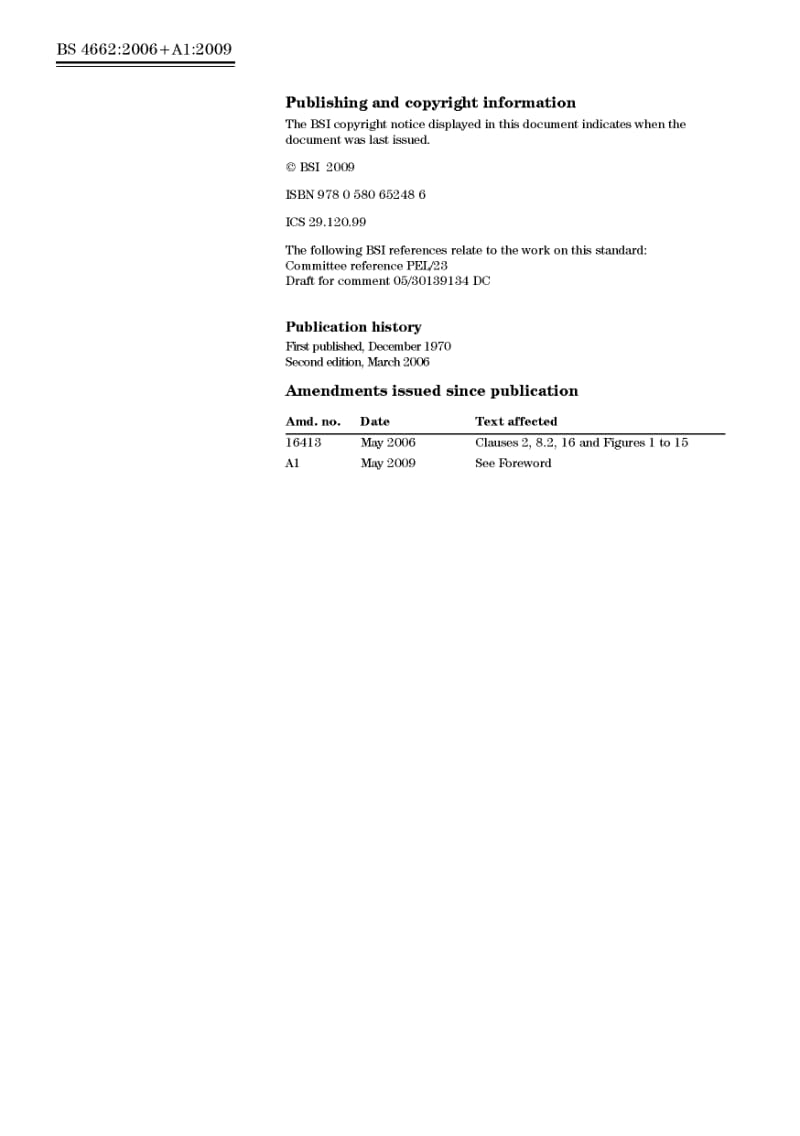 BS 4662-2006+A1-2009 电气附件嵌入装置用箱.要求、试验方法和尺寸.pdf_第2页