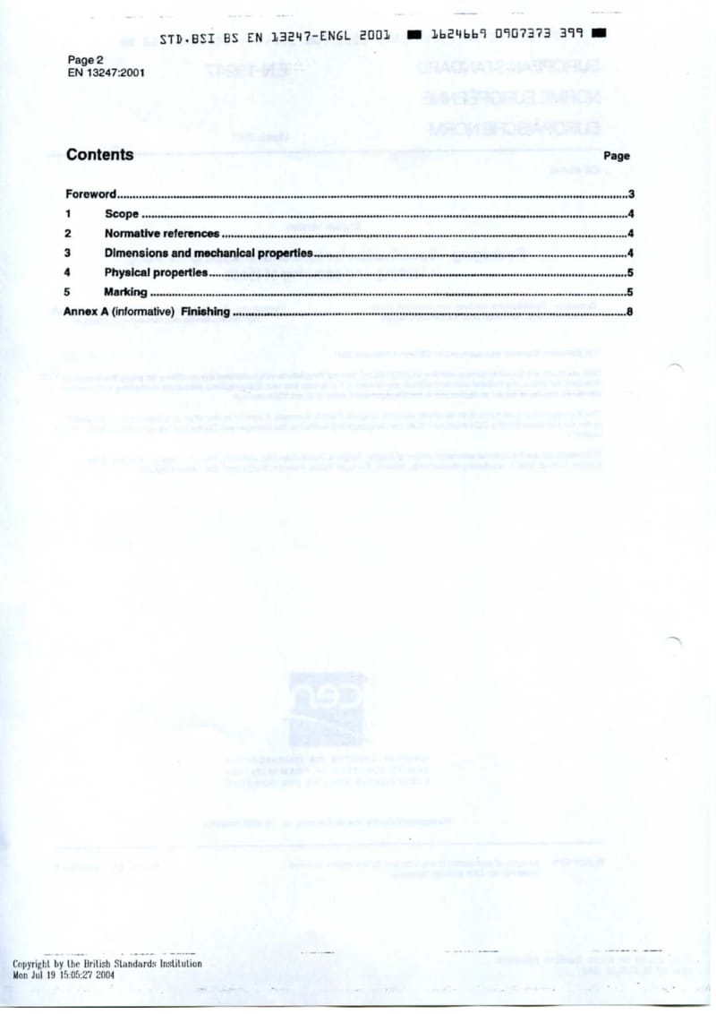 BS EN 13247-2001 Packaging-specification for tensional strapping for lifting,lashing and securing of loads.pdf_第2页