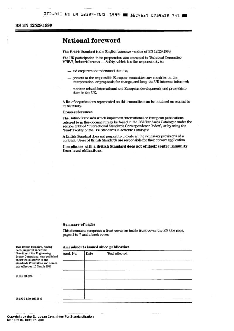 BS EN 12529-1999 脚轮和轮子 家具用脚轮 转椅用脚轮 要求1.pdf_第2页