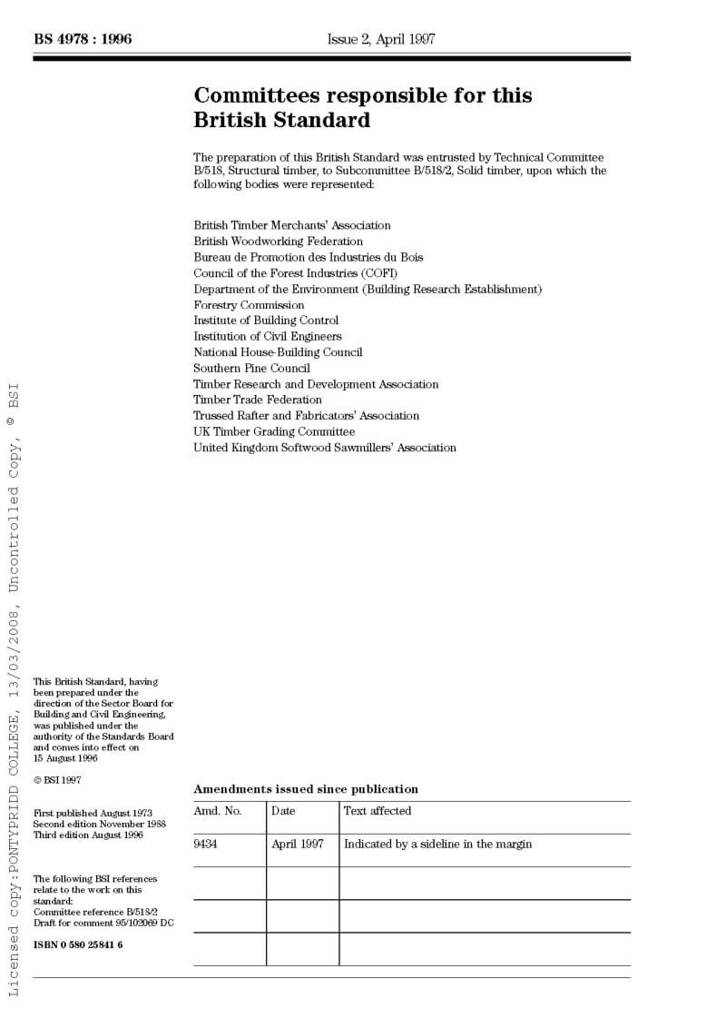 BS 4978-1996 Specification forn Visual strength grading of softwood.pdf_第2页