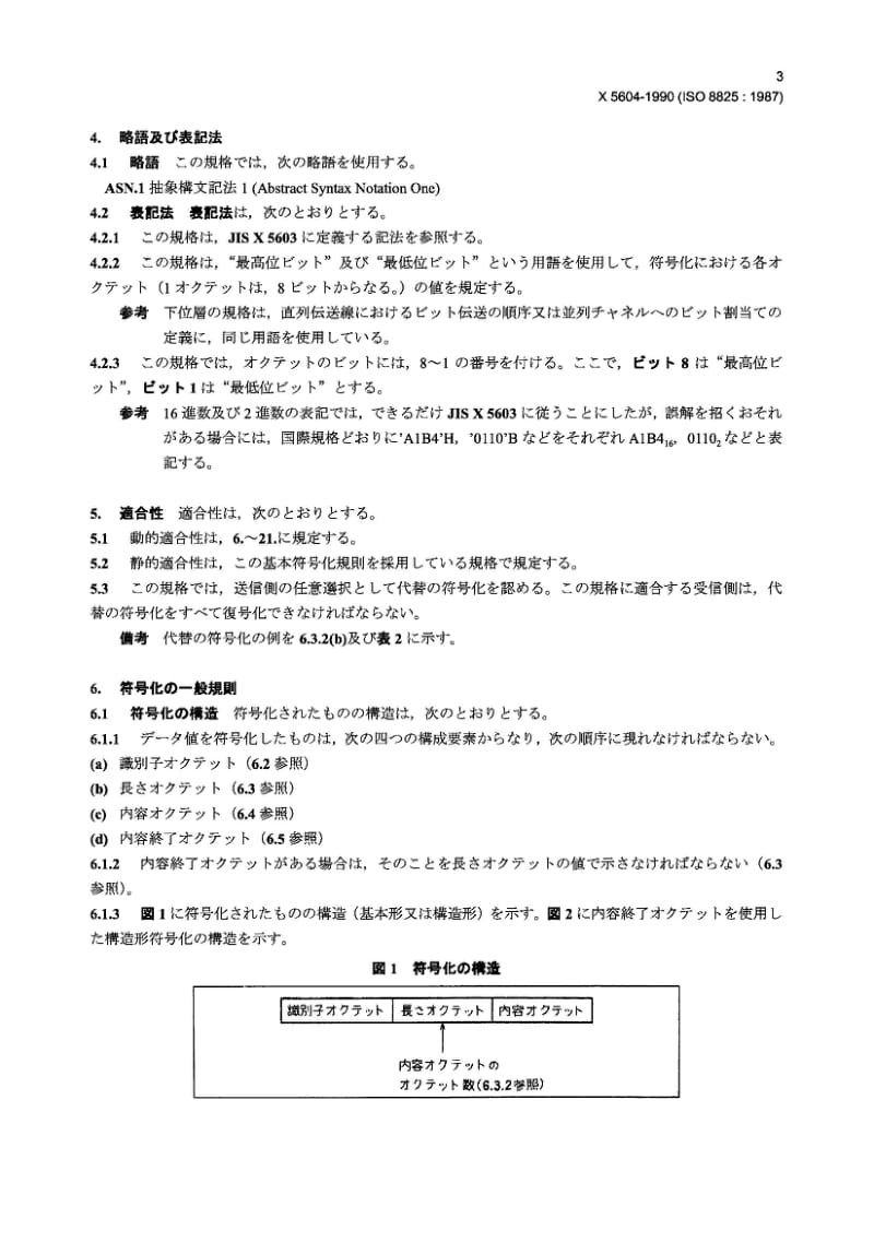 JIS X5604-1990 信息处理系统.开放系统互连.抽象构图记数法1(ASN.1)的基本符号规则说明.pdf_第3页