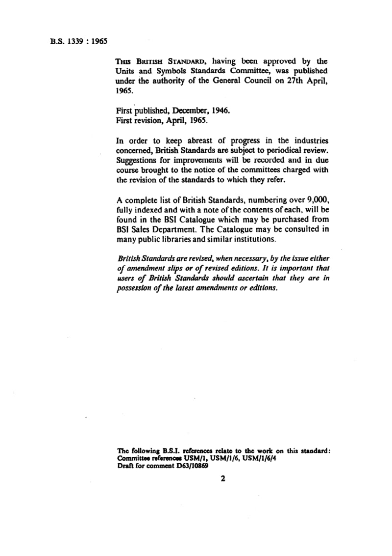 BS 1339-1965 Definitions, formulae and constants relating to the humidity of the air. This Standard is part of the British Standards Online Service brought.pdf_第3页