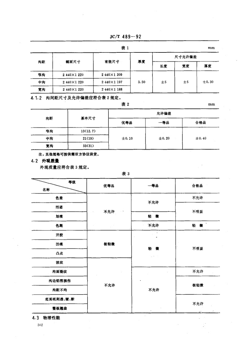 58907美铝曲面装饰板 标准 JC T 489-1992.pdf_第2页