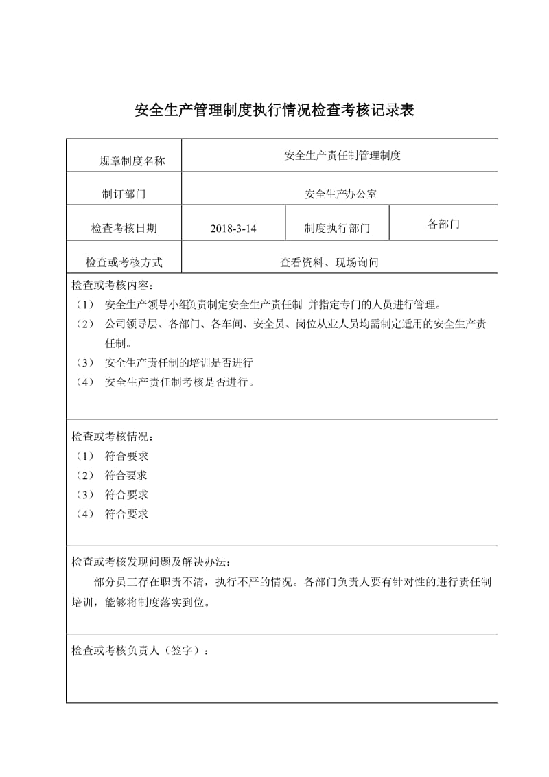 安全生产管理制度执行情况检查记录表.doc_第3页