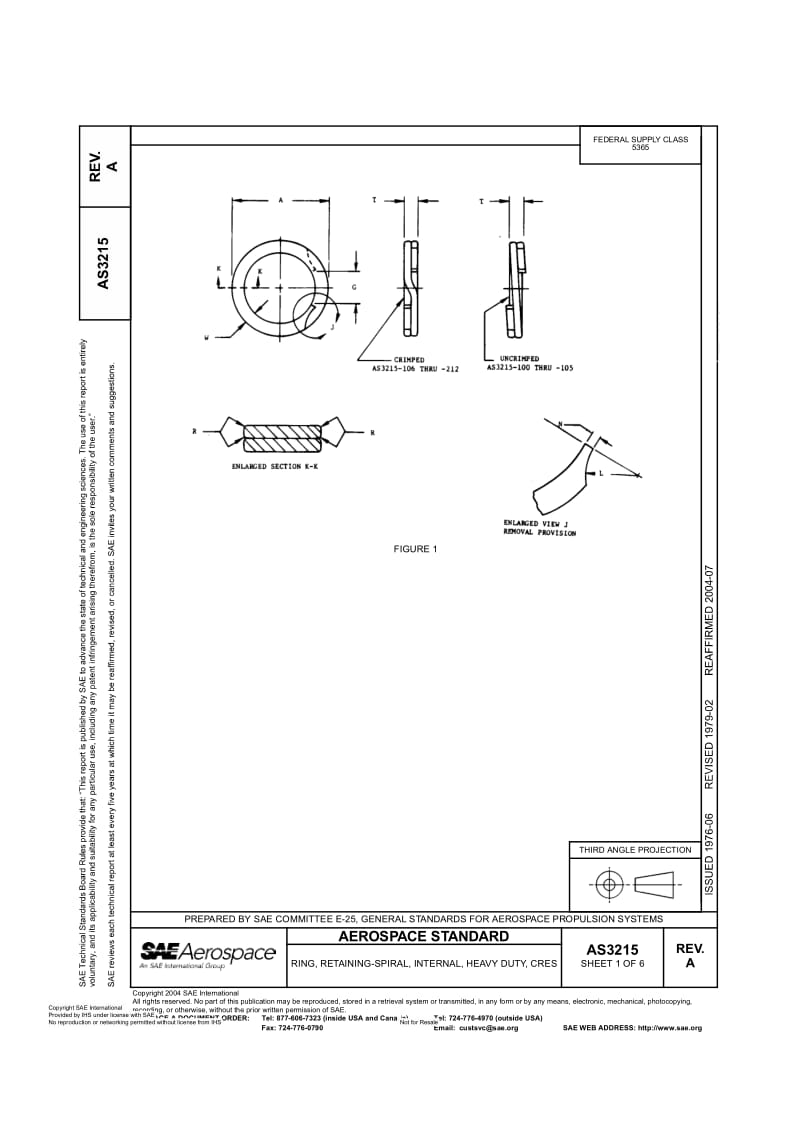 SAE AS 3215A-2004 重型内螺旋形的耐腐蚀钢固定环.pdf_第1页