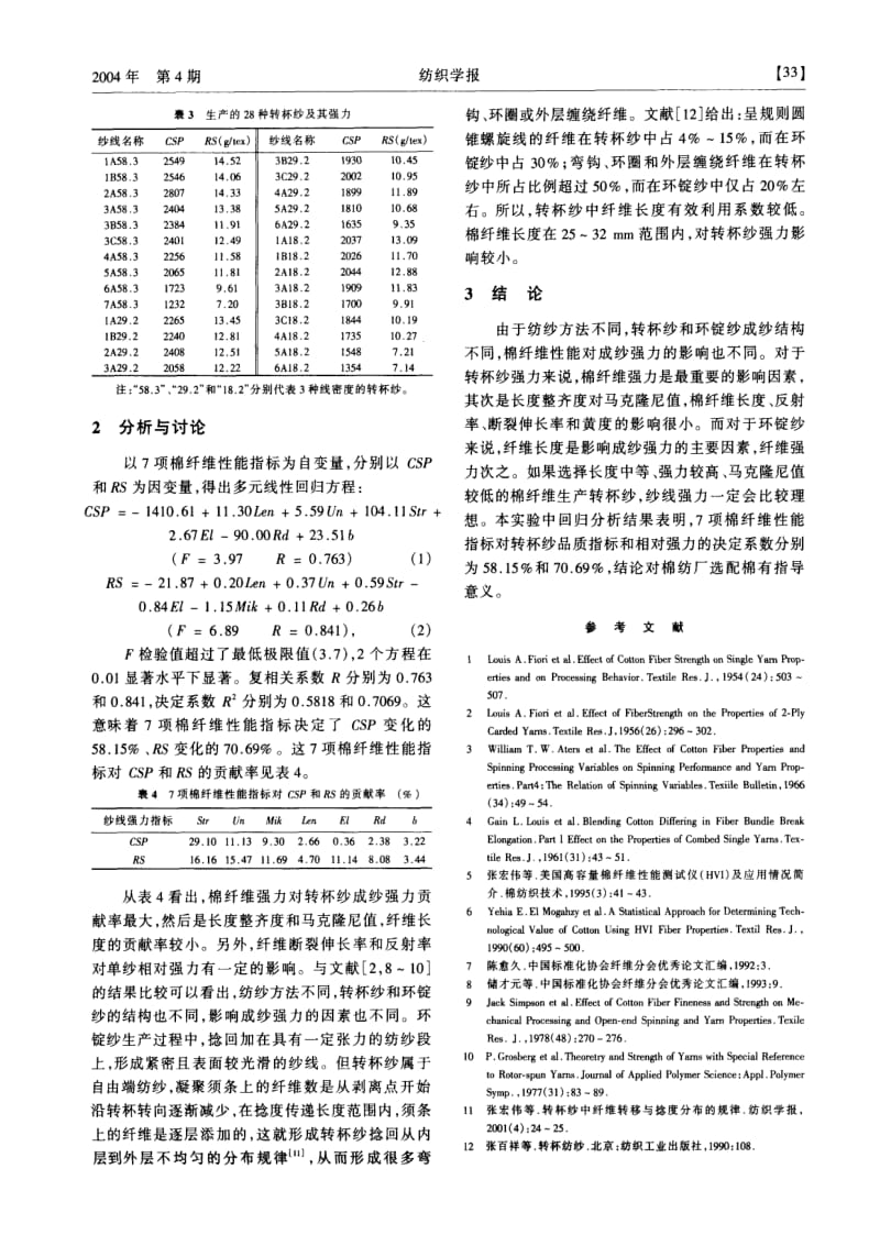 原棉性能对转杯纱强力的影响.pdf_第2页