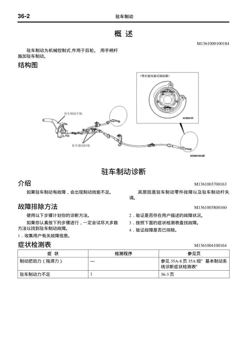 欧蓝德维修手册－驻车制动.pdf_第2页