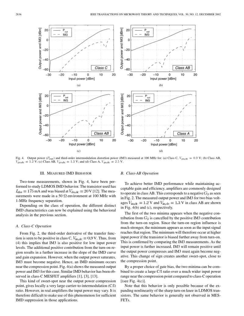 Prediction of IMD in LDMOS transistor amplifiers using a new large-signal model.pdf_第3页