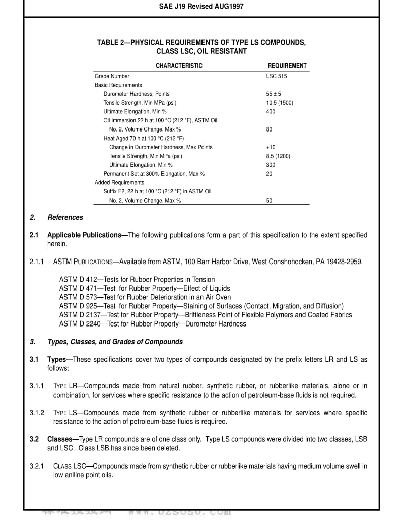 SAE J19-1997 Latex-Dipped Goods and Coatings for Automotive Applications.pdf_第2页