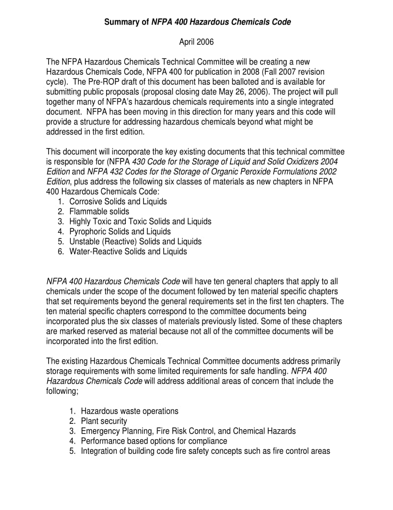 NFPA 400-2008 Draft Hazardous Chemicals.pdf_第2页