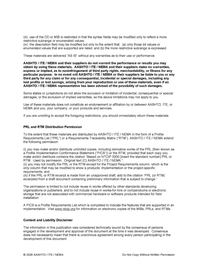 NEMA NTCIP 2103-2008 National Transportation Communications for ITS Protocol Point-to-Point Protocol over RS-232 Subnetwork Profile.pdf_第3页