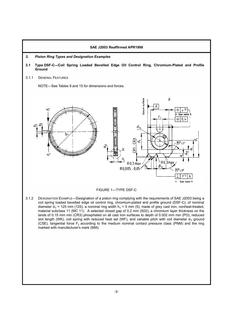 SAE J2003-1998 内燃机.活塞环.螺旋弹簧定位的护油环.pdf_第3页