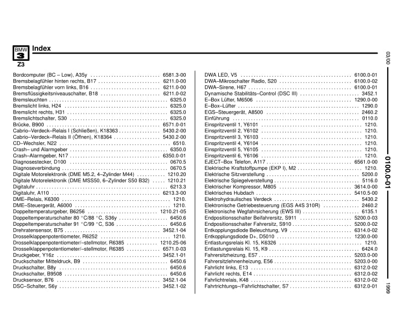 宝马4845 BMW E36系列全车电路图-de3.pdf_第3页