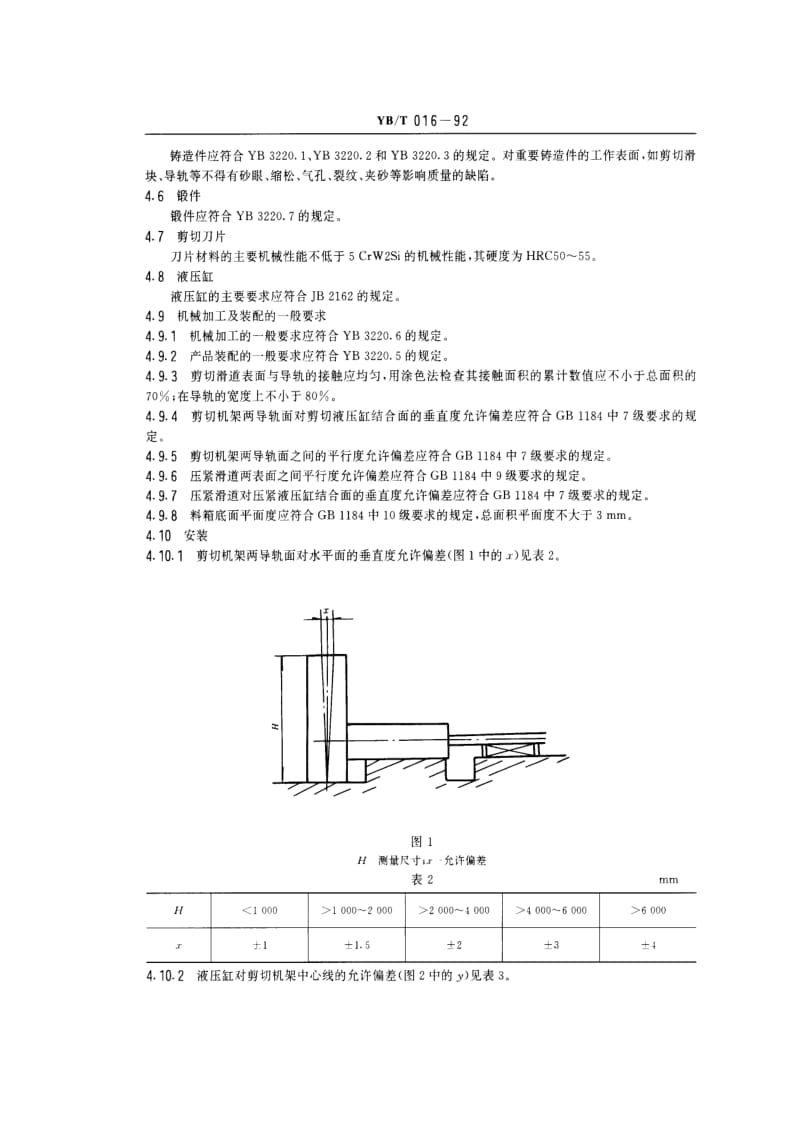 YB T 016-1992 废钢液压剪切机.pdf.pdf_第3页