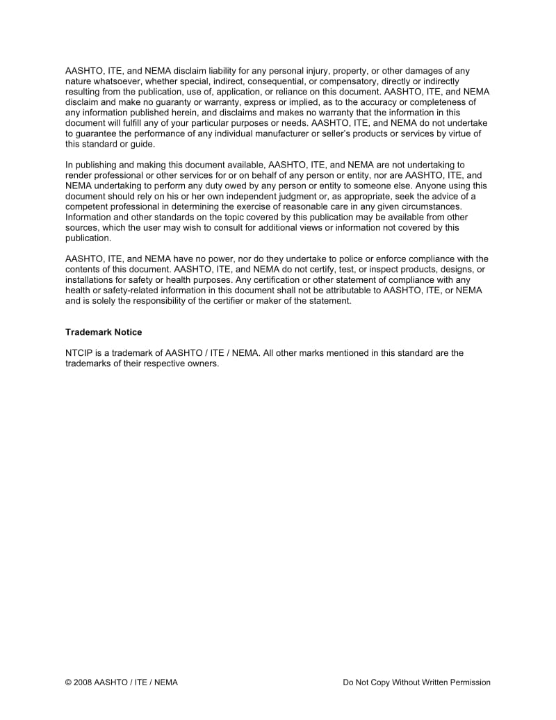 NEMA NTCIP 9012-2008 National Transportation Communications for ITS Protocol Testing Guide for NTCIP Center-to-Field Communications1.pdf_第3页