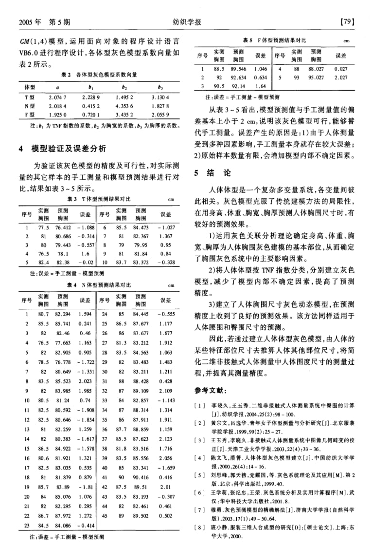 人体胸围尺寸灰色模型建立.pdf_第3页