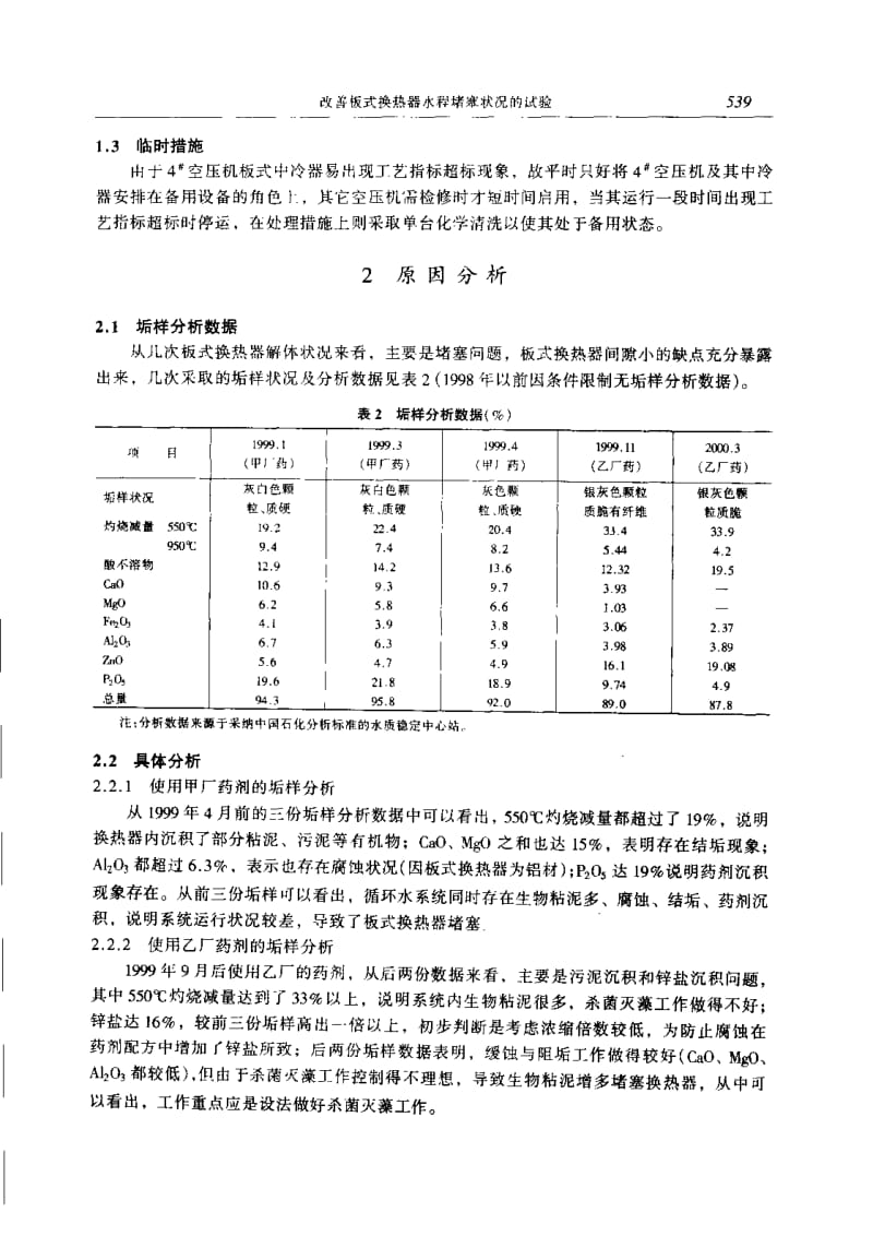 改善板式换热器水程堵塞状况的试验.pdf_第2页