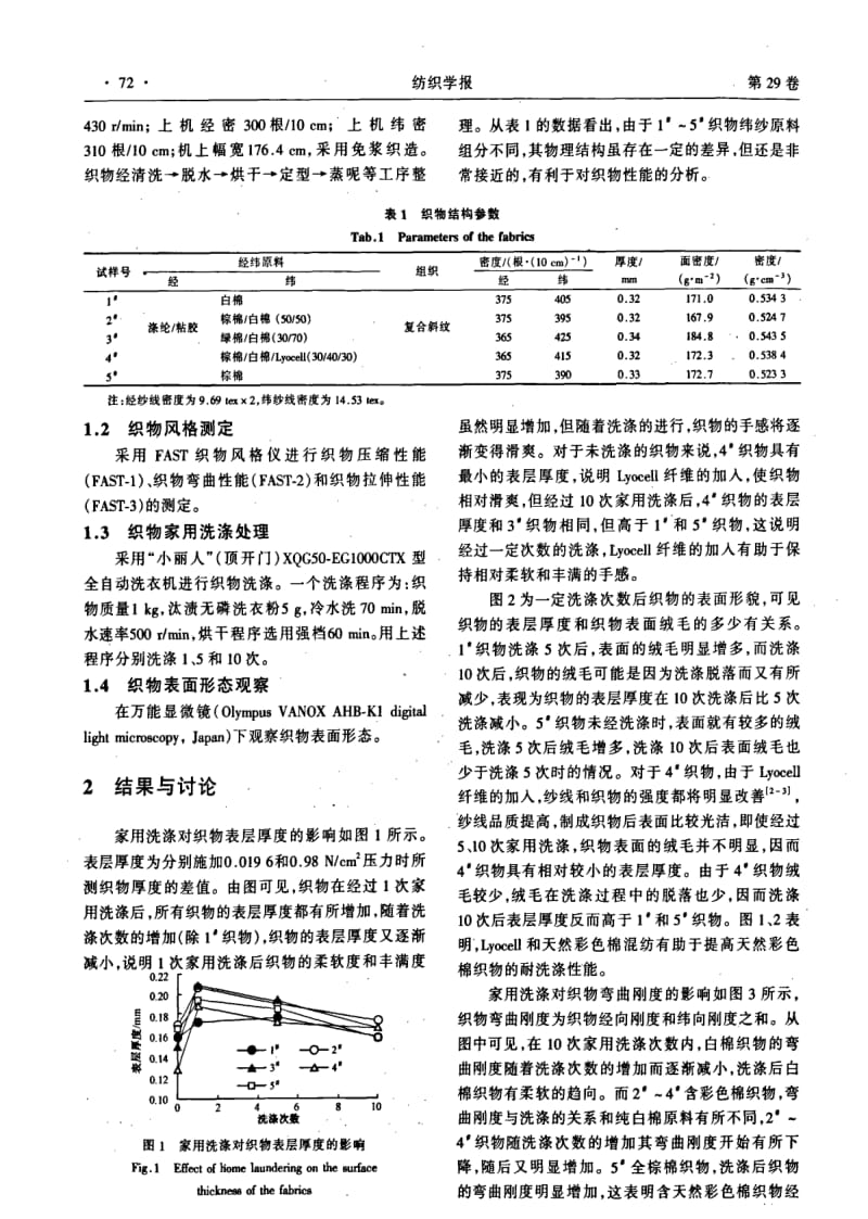 家用洗涤对天然彩色棉织物风格的影响.pdf_第2页