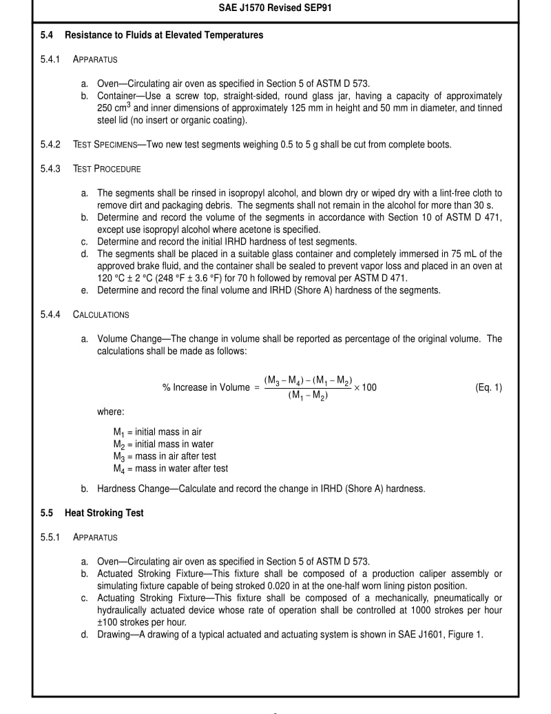 SAE J1570-1991 RUBBER DUST BOOTS FOR THE HYDRAULIC DISK BRAKE PISTON.pdf_第3页