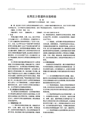 在用压力管道的全面检验.pdf