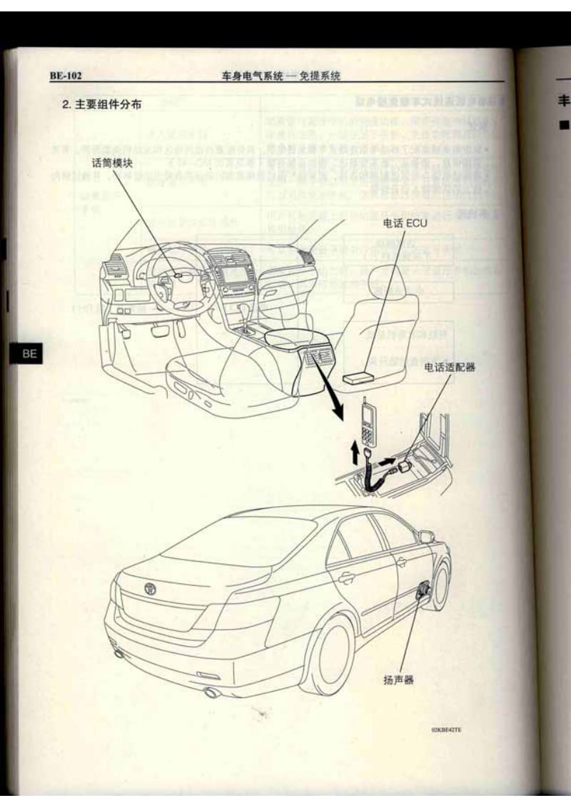 原厂丰田凯美瑞维修手册——车身电器部分.pdf_第2页