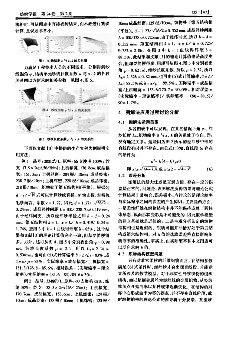 平纹织物缩率的实用计算.pdf_第2页