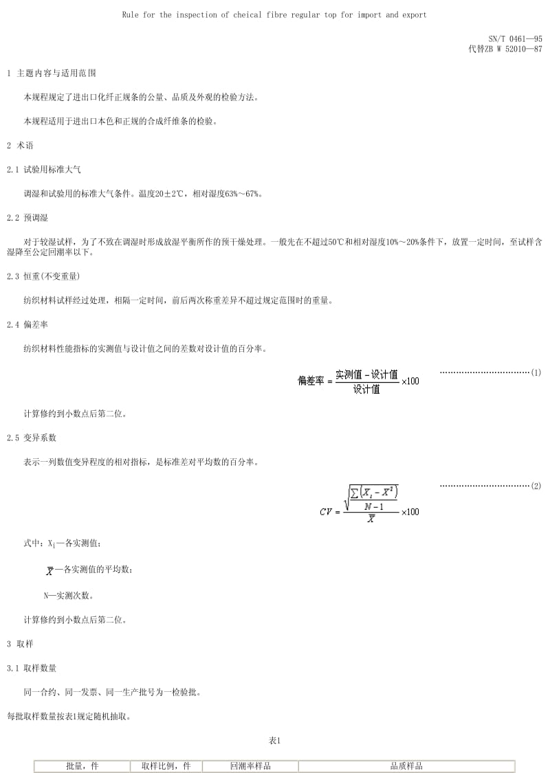 [商检标准]-SN0461-1995.pdf_第1页