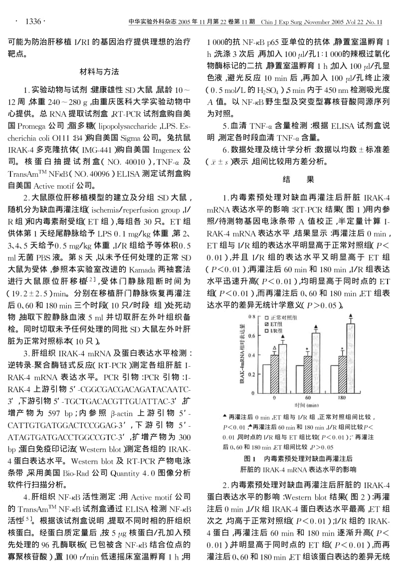 内毒素预处理诱导大鼠供肝缺血再灌注交叉耐受机制的研究.pdf_第2页