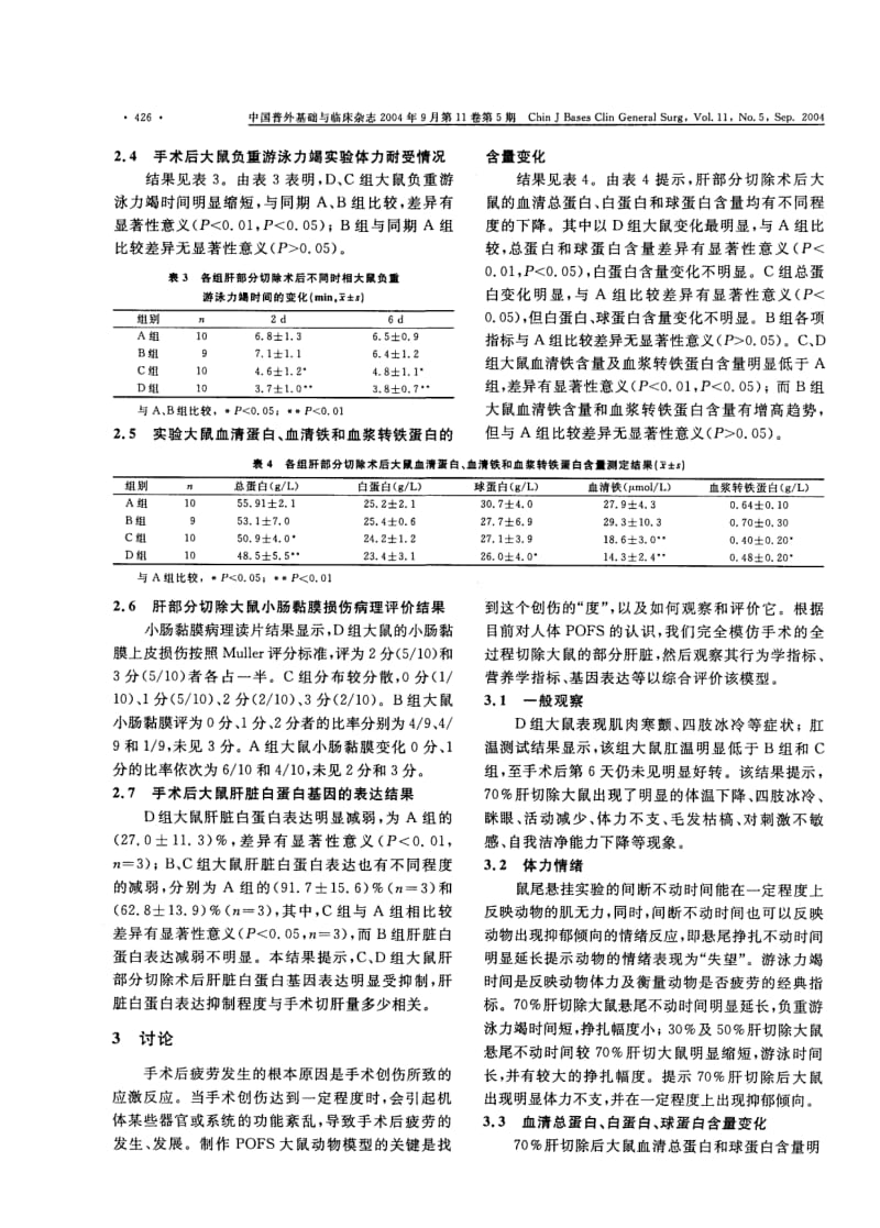 大鼠手术后疲劳综合征模型的建立及其评价.pdf_第3页