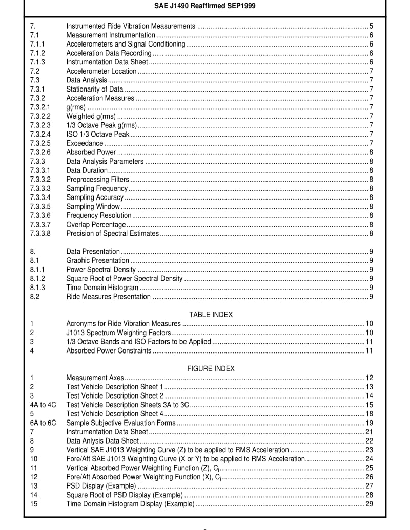 SAE J1490-1999 Measurement and Presentation of Truck Ride Vibrations.pdf_第2页