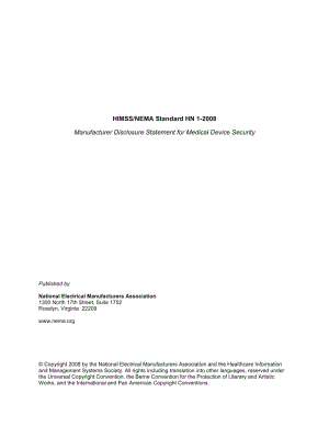 NEMA HN 1-2008 Manufacturer Disclosure Statement for Medical Device Security1.pdf