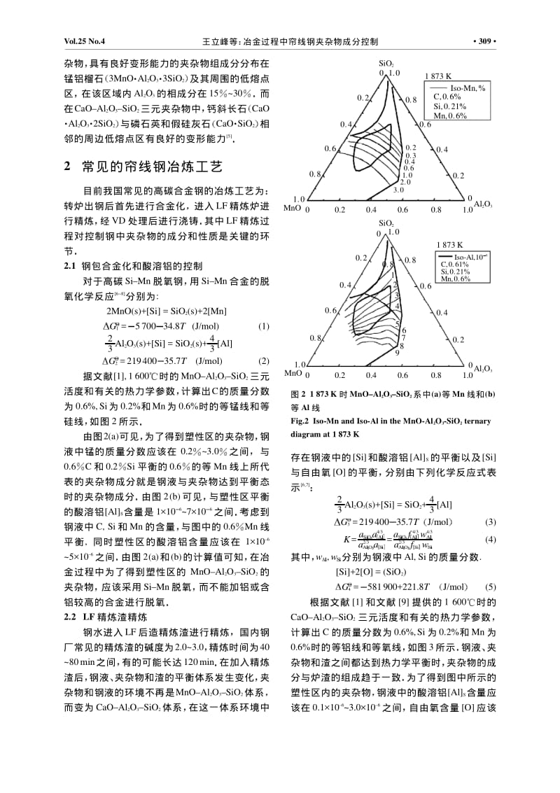 冶金过程中帘线钢夹杂物成分控制.pdf_第2页