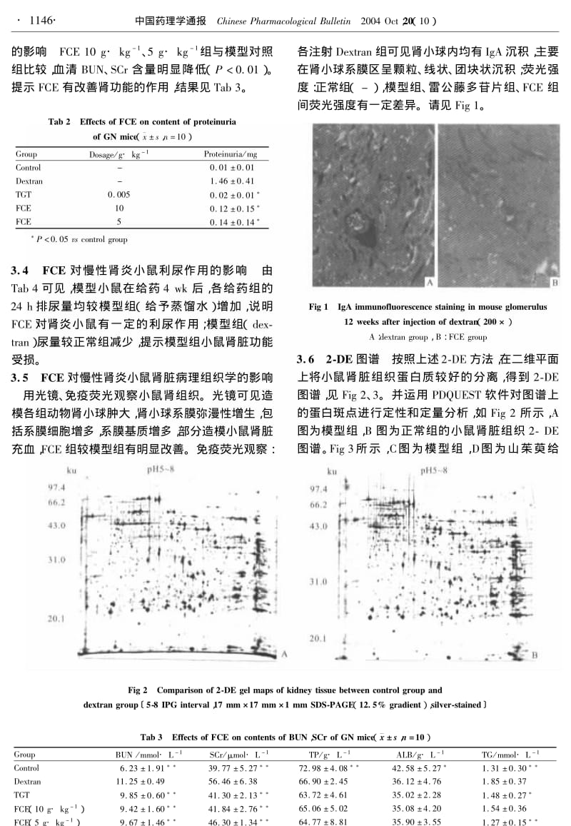 山茱萸提取物对慢性肾炎小鼠的药理作用及蛋白质组学效应的实验研究.pdf_第3页