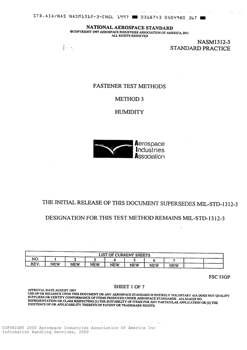 NASM 1312-3-1997 紧固件试验方法3 湿度.pdf_第2页