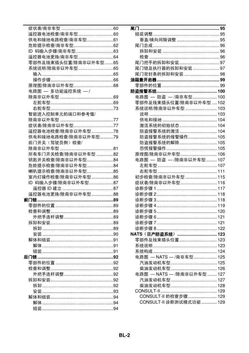 日产T30维修手册-BL.pdf_第2页